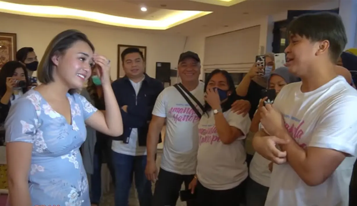 Kejutan Ultah Amanda Manopo (Youtube/Billy Syahputra)