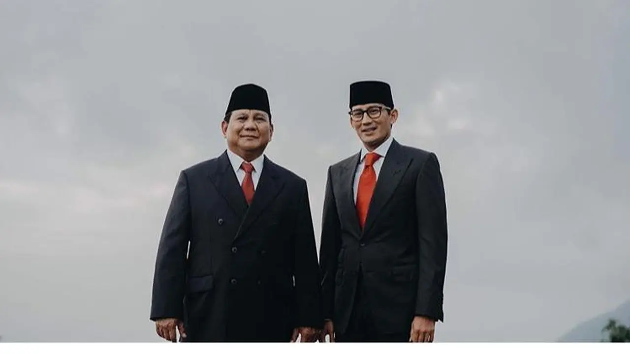 Prabowo Subianto dan Sandiaga Uno