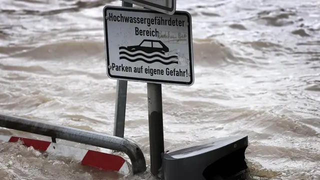 Banjir Rendam Kawasan Bersejarah di Heidelberg Jerman