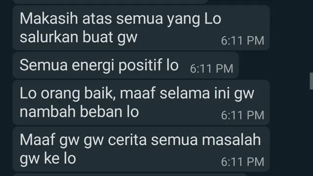 6 Chat Ungkapan Terima Kasih Punya Sahabat Baik Ini Bikin Tersentuh