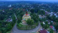 Keindahan objek wisata Jam Gento di Kota Bangko, Kabupaten Merangin, Provinsi Jambi. (Foto: Istimewa/Liputan6.com/B Santoso)