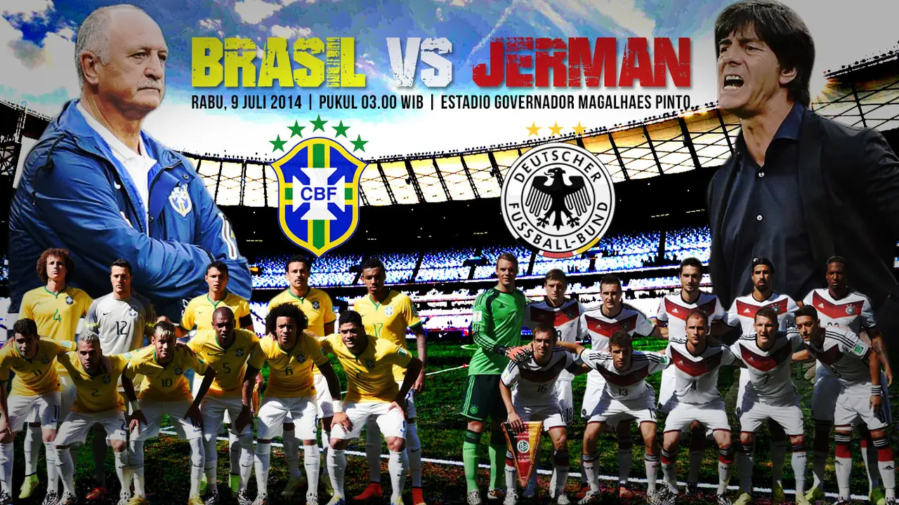 Prediksi Brasil vs Jerman
