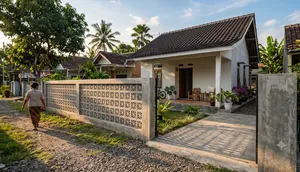 8 Desain Pagar Rumah Sederhana di Desa Tanpa Tembok Tinggi yang Estetik dan Murah