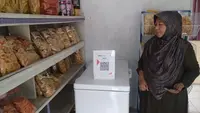 Hanaya Pelaku UMKM asal Kabupaten Kuningan Jawa Barat jatuh bangun membangun usaha olahan ubi jalar. (Liputan6.com / Panji Prayitno)
