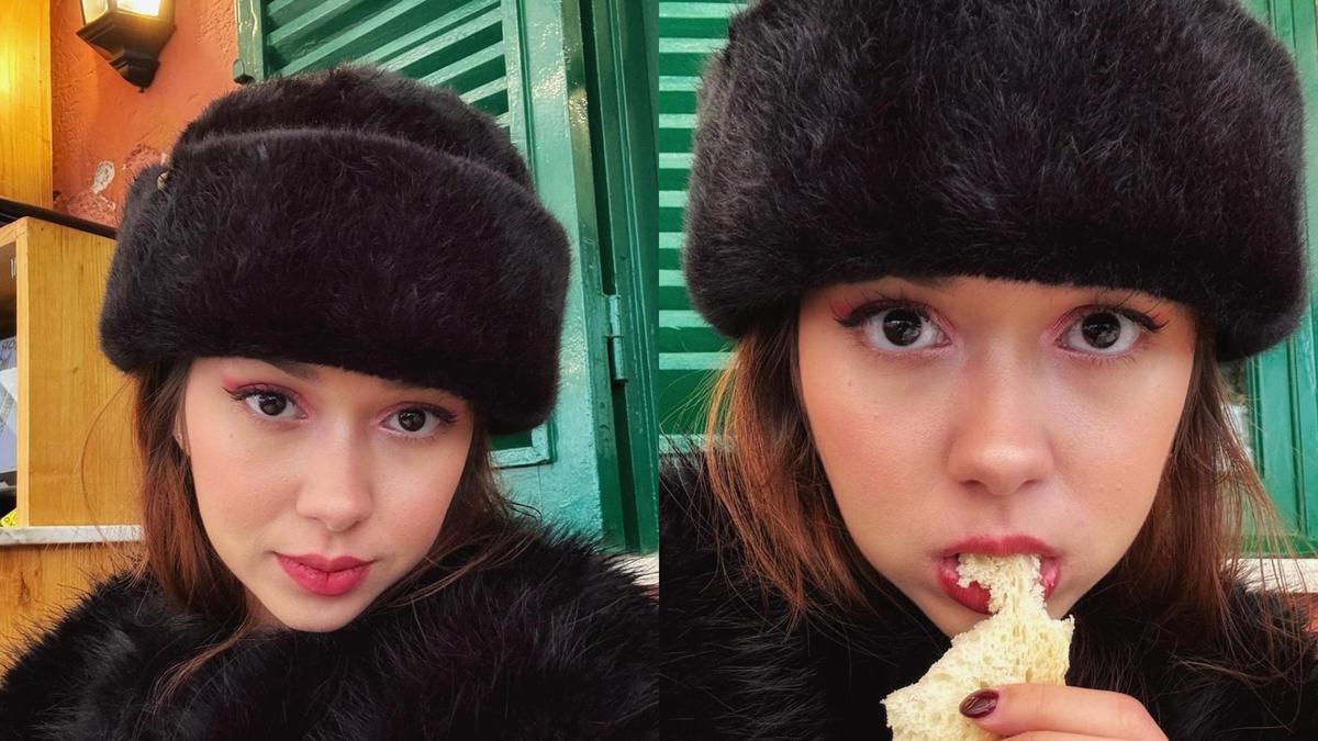 6 Gaya Imut Rebecca Klopper Kunyah Roti dalam Foto Close Up, Dipuji ...