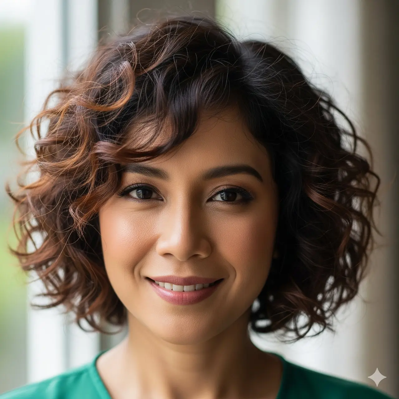 15 Model Rambut Ikal Natural untuk Ibu-Ibu Simpel, Elegan, dan Mudah ...