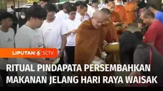Jelang Hari Raya Waisak, biksu dari berbagai daerah di Indonesia dan Thailand, menggelar ritual pindapata, atau persembahan makanan. Biksu bersama umat Budha juga menggelar doa bersama dan bersih-bersih Vihara Budhi Vardhana, di Karawaci, Kota Tanger...