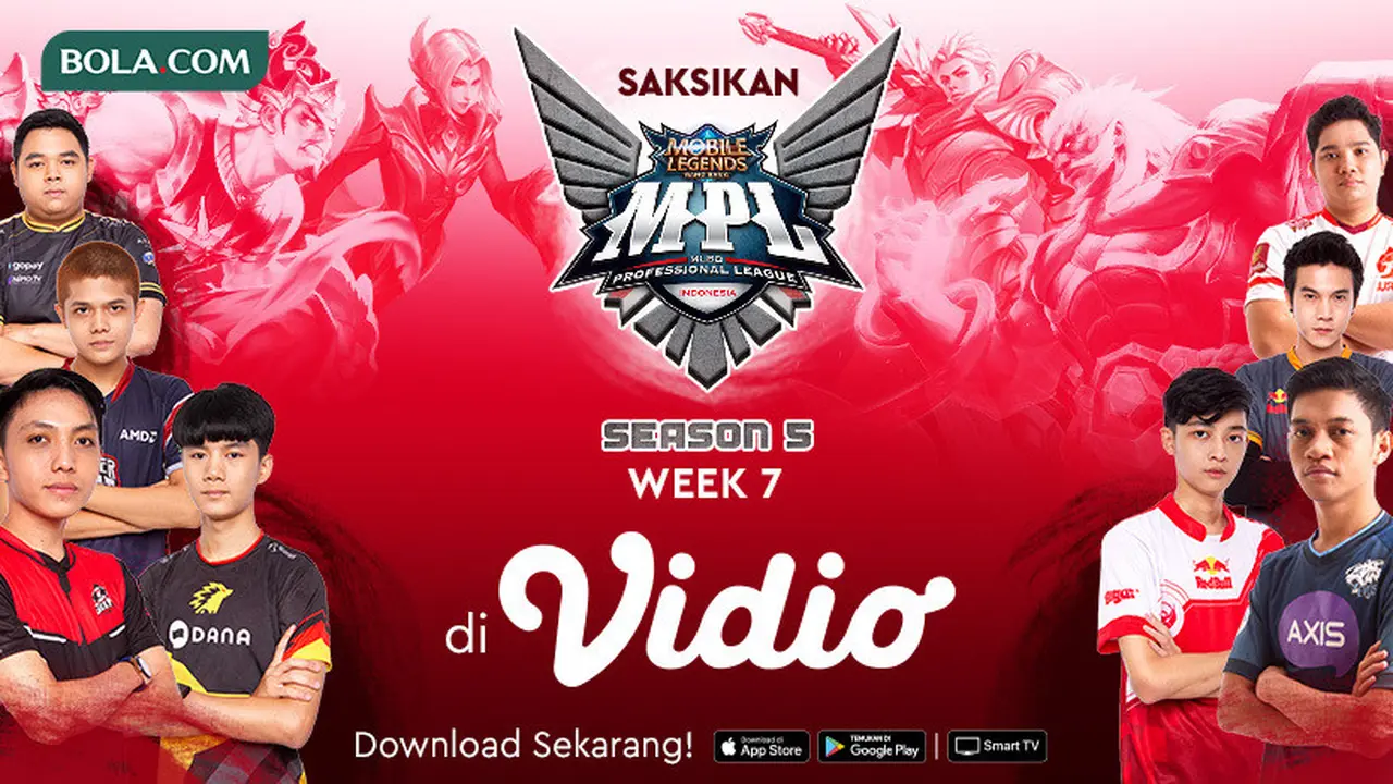 Saksikan Live Streaming Mobile Legend MPL Season 5 Hanya di Vidio. sumberfoto: Vidio