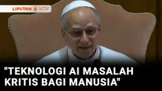 Paus Leo XIV menganggap kecerdasan buatan manusia sebagai salah satu masalah paling kritis yang dihadapi manusia saat ini. Hal itu disampaikan Paus Leo XIV saat memaparkan visi Kepausannya di Vatikan pada Sabtu waktu setempat.