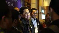 Menteri BUMN Erick Thohir dalam Diklatda Badan Pengurus Daerah (BPD) HIPMI Jaya di Jakarta
