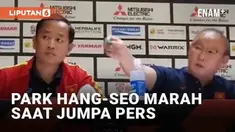 Konferensi pers jelang semifinal Piala AFF 2022 Indonesia vs Vietnam diwarnai insiden pada Kamis (5/1/2023) siang. Pelatih Vietnam, Park Hang-seo menunjuk dua warga Korea Selatan beratribut timnas Indonesia. Park curiga keduanya adalah staf pelatih t...