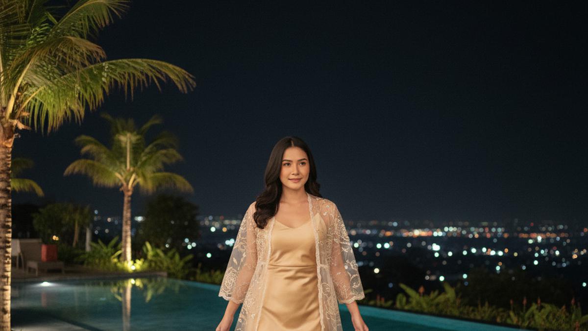 7 Gaya Outer Sifon Wanita Panjang Cocok untuk Pesta, Tampil Anggun dan Modis