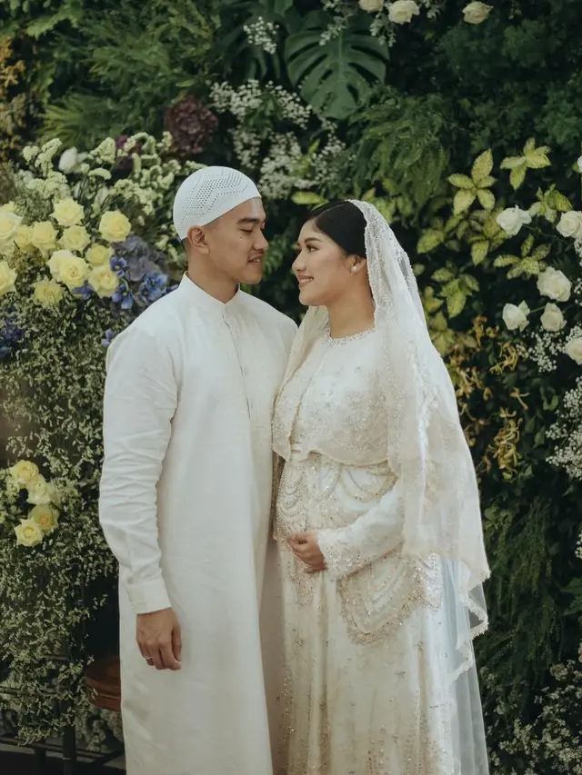 Intip Potret Anggun Istri Kaesang Pangarep, Erina Gudono Saat Gelar Tasyakuran 4 Bulan Kehamilan