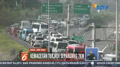 Kendaraan yang berasal dari wilayah Jabodetabek memadati kawasan puncak, Lembang, dan Tol Cipularang.