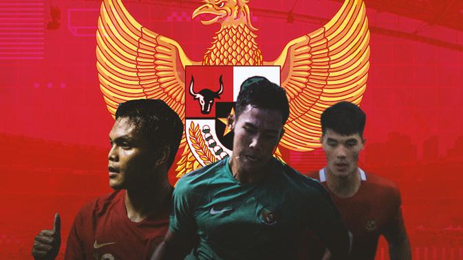 Timnas Indonesia - Rachmat Irianto, Ryuji Utomo, Elkan Baggot (Bola.com/Adreanus Titus)