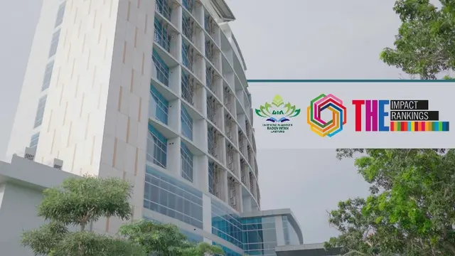 UIN Raden Intan Lampung meraih peringkat 1 di dunia versi Times Higher Education (THE) Impact Rankings 2025. Foto : (Istimewa).