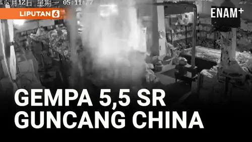 VIDEO: Gempa Berkekuatan 5,5 Skala Richter Guncang Xizang China, Tidak Ada Korban Jiwa