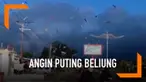 Warga Bener Meriah merekam detik-detik terjadinya angin puting beliung yang merusak puluhan rumah warga.