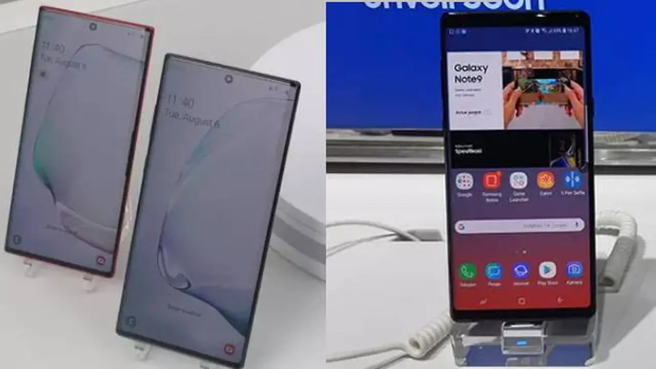 Perbedaan Samsung Galaxy Note 10 dan Galaxy Note 9