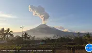 Gunung Lewotobi Laki-Laki Bergejolak, Alami 2 Kali Erupsi Jumat Pagi