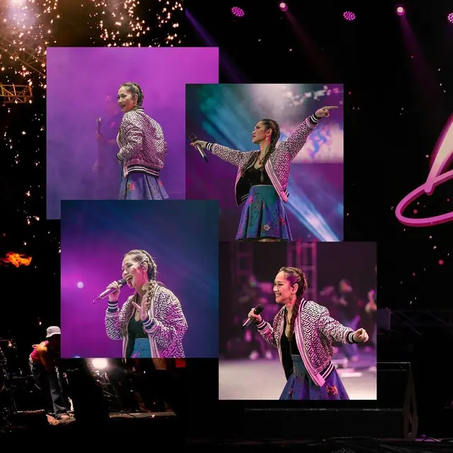 11 Outfit Playful Bunga Citra Lestari Saat Guncang Bandung dari Atas Panggung