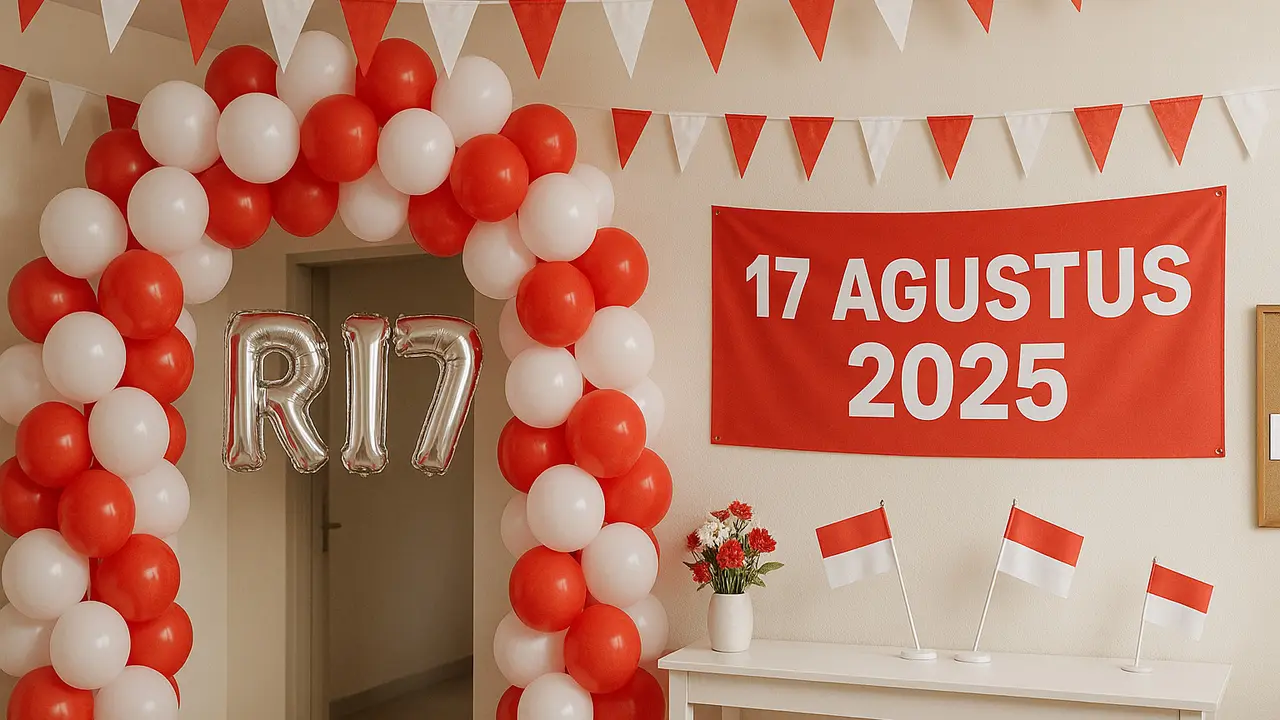 7 Contoh Dekorasi Ruangan 17 Agustus 2025, Jadi Pilihan Agar Suasana Kemerdekaan Makin Meriah