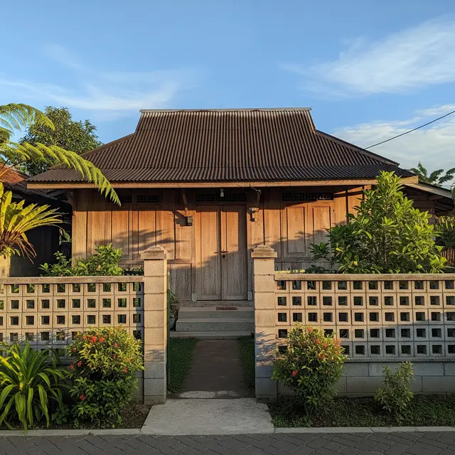 6 Model Pagar Batako Modern yang Cocok untuk Rumah Kampung dan Desa