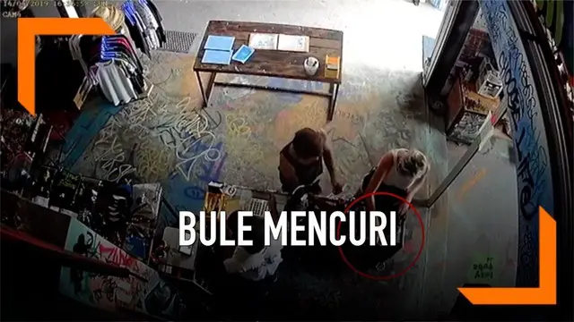 VIDEO: Sepasang Bule Kedapatan Mencuri HP Karyawan di Bali