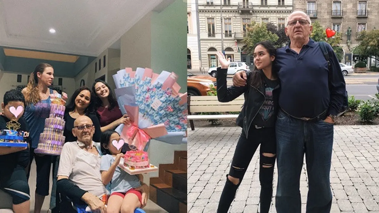 Papa Gabor Ayah Laura Anna Meninggal, Ini 6 Potret Kenangan Bareng Keluarga