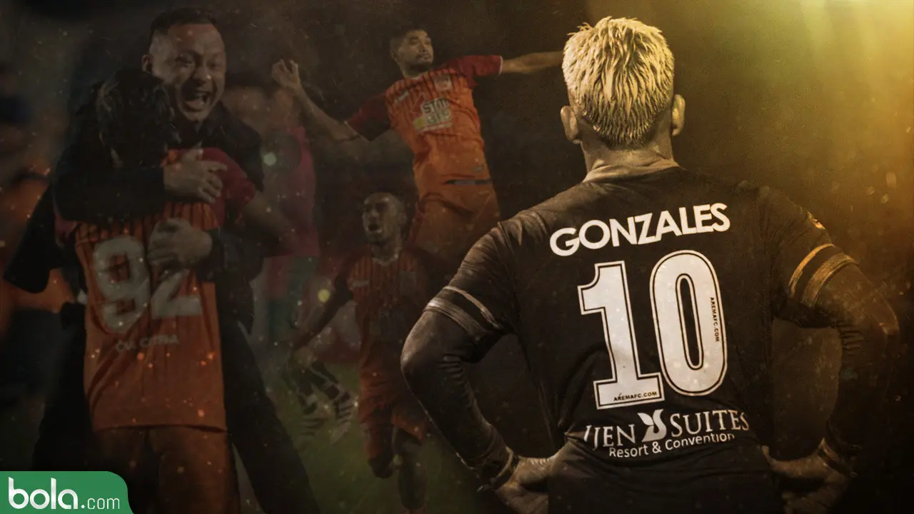 Piala Presiden 2017_Cristian Gonzales dan Pusamania (Bola.com/Adreanus Titus)