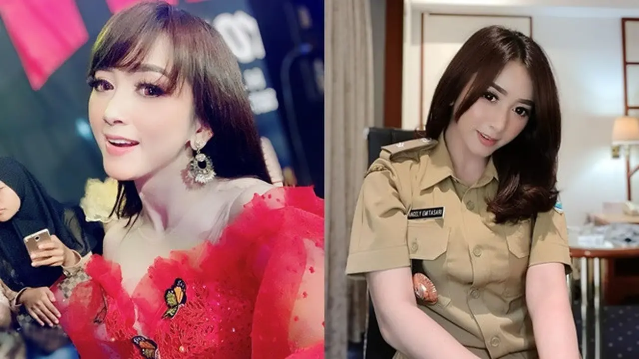 Jadi Kepala Desa, Ini 6 Pesona Angely Emitasari saat Kenakan Seragam Dinas