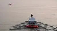Drone kapal pencari korban kecelakaan YOLO-Boat. (Dian Kurniawan/Liputan6.com)