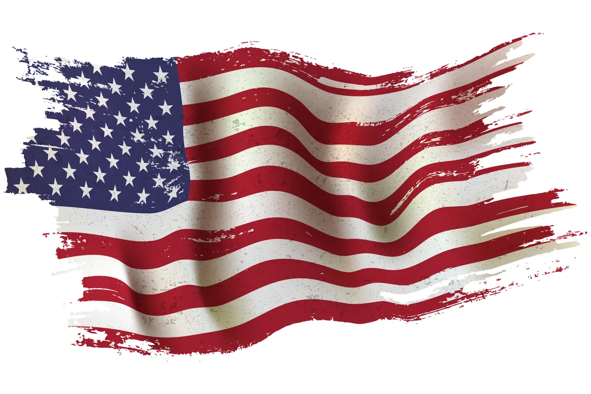 Ilustrasi bendera Amerika Serikat (AS)