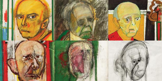 Berbagai lukisan wajah yang dibuat William