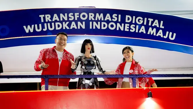 Kemkominfo Pamer Robot AI dan Satelit di HUT RI!