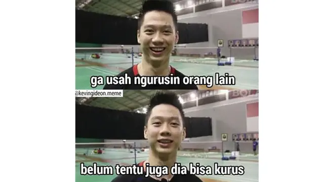 7 Meme Kocak Kevin dan Marcus Gideon, Lucunya Enggak Ketulungan