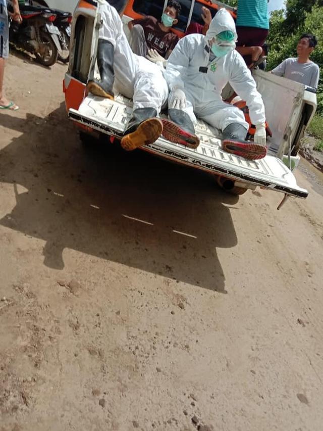 Sopir Kelelahan, Mobil Pasien Corona Covid-19 Ini Alami Kecelakaan