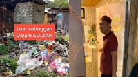 Depan Rumah Pria Ini Mirip Pembuangan Sampah, Dalamnya Mewah Bak Hunian Sultan (Sumber: Instagram/inspirasirumahmodernid)