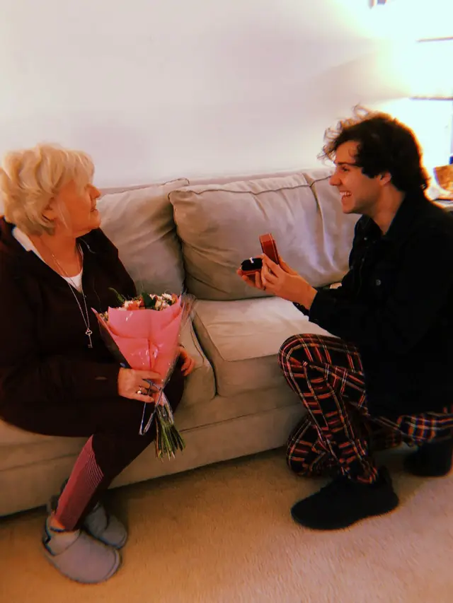 YouTuber David Dobrik dan Lorraine Nash (Twitter/ DavidDobrik)
