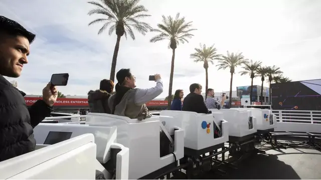 Booth keren Google di CES 2019