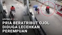 Pria Beratribut Ojol Diduga Lecehkan Perempuan