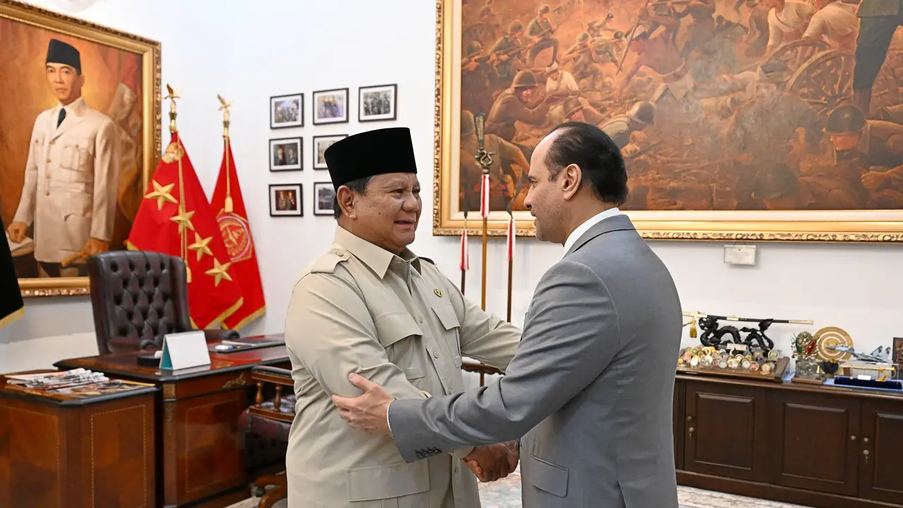 Prabowo Terima Kunjungan Wakil PM Qatar, Dapat Pesan Khusus dari Emir Sheikh Tamim