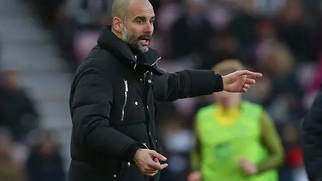 Pep Guardiola (Sunderland Vs Manchester City)