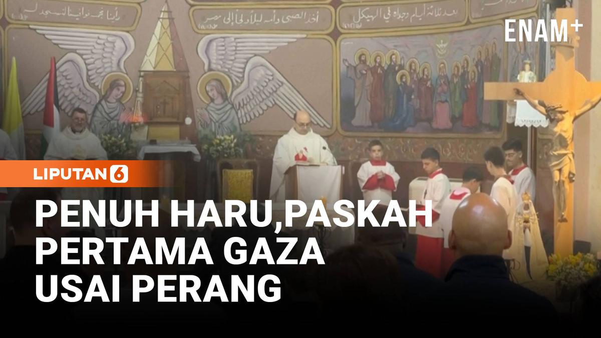 Paskah Pertama di Gaza Usai Perang, Umat Rayakan dengan Haru