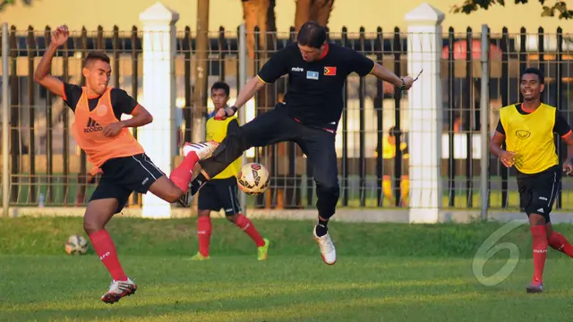 Latihan Timnas Timor Leste U-23