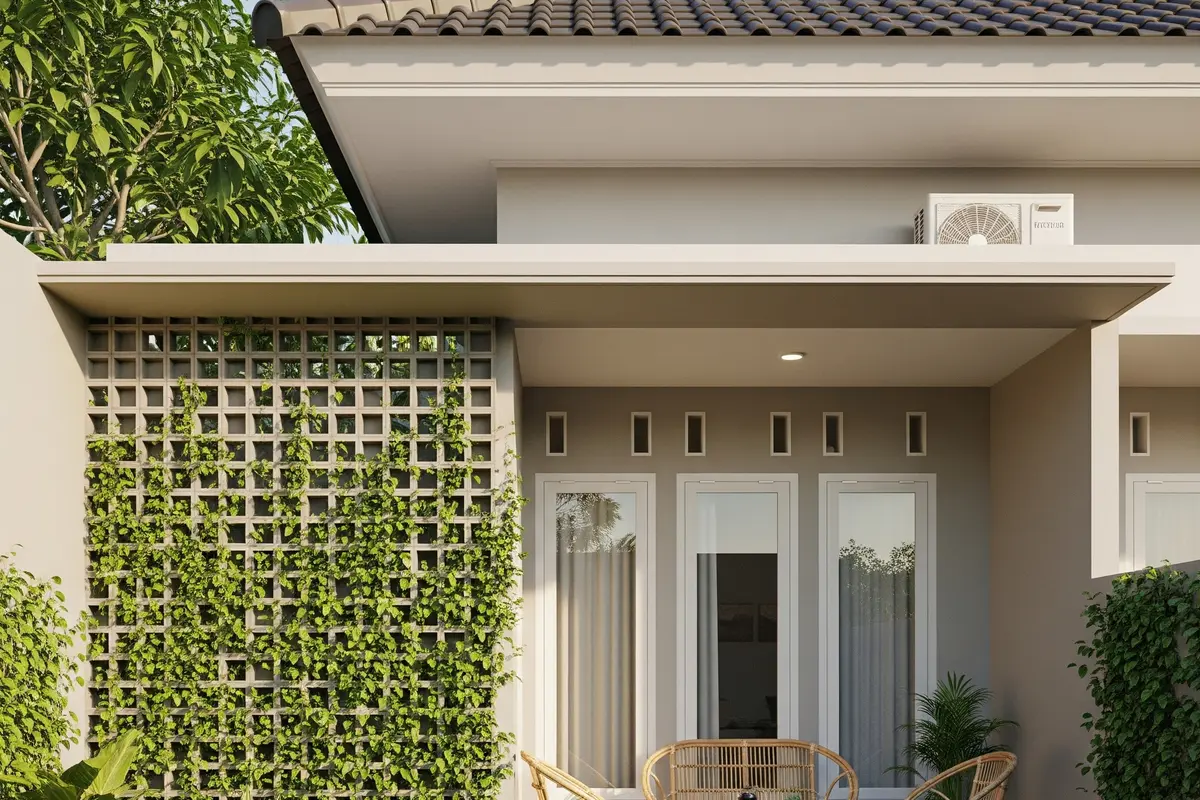 9 Model Rumah Teras Mungil tapi Adem, Nyaman dan Bikin Betah Bersantai
