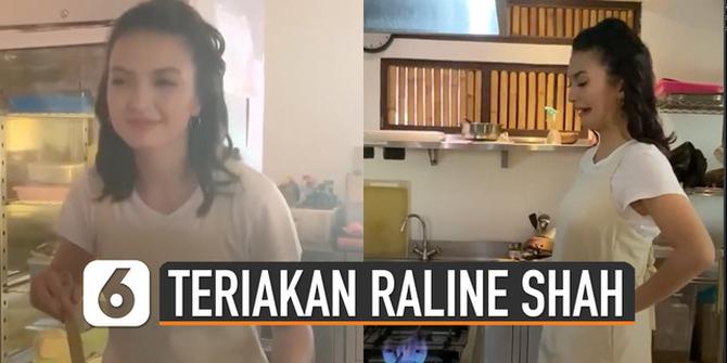 VIDEO: Masak di Rumah, Teriakan Raline Shah Jadi Sorotan