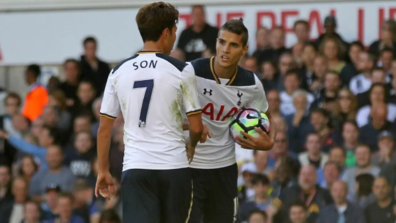 Erik Lamela dan Son Heung-min