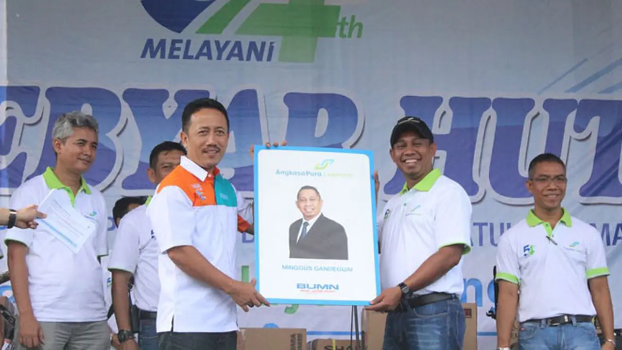 Kemeriahan Puncak HUT PT Angkasa Pura I di Manado, Launching ID Baru hingga Doorprize Motor