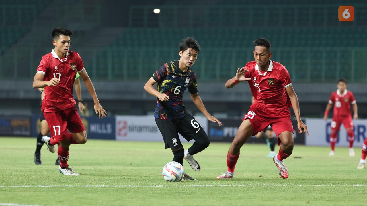 Timnas Indonesia U-17 vs Timnas Korea Selatan U-17